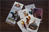Lot of Boris Vallejo Fantasy Art Trading Stickers