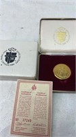 1984 Paulus II Coin With Case & COA & Box