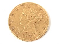 1903 $5 Gold Half Eagle