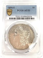 1894-S Morgan Dollar PCGS AU53