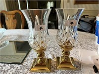 WATERFORD CRYSTAL CANDLE HOLDERS