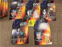GROUP OF 5 STAR WARS THE POWER OF FORCE ACTION FIG