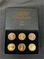 American Indian Series Copper Rounds (6)