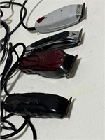 Lot of 4 BARBER HAIR CLIPPERS