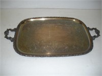 Serving Platter - Silver Plate  22x16 Inches