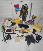 Vintage 1973 BIG JIM Action Figure & Accessories