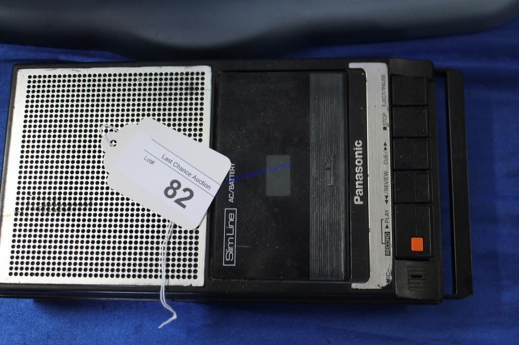 Vintage Panasonic Slim Line Tape Recorder