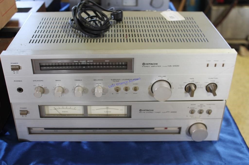 Hitachi HA-4500 Amp w/ FT-4000 Tuner