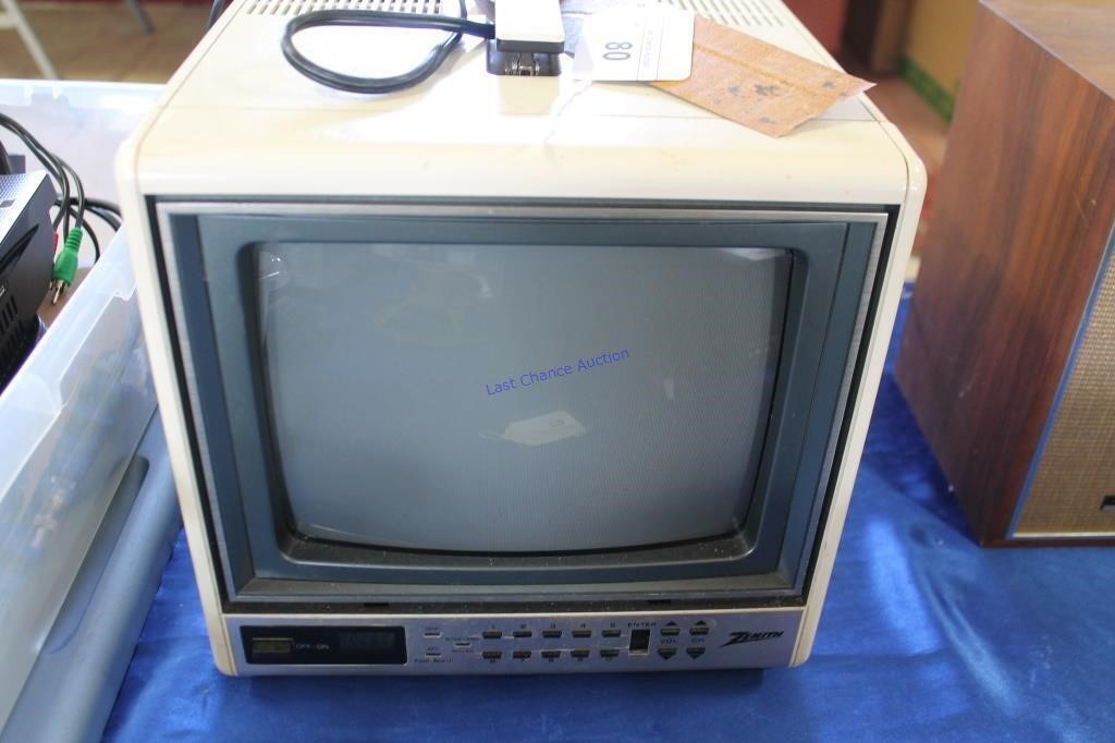 Vintage Zenith Portable Television