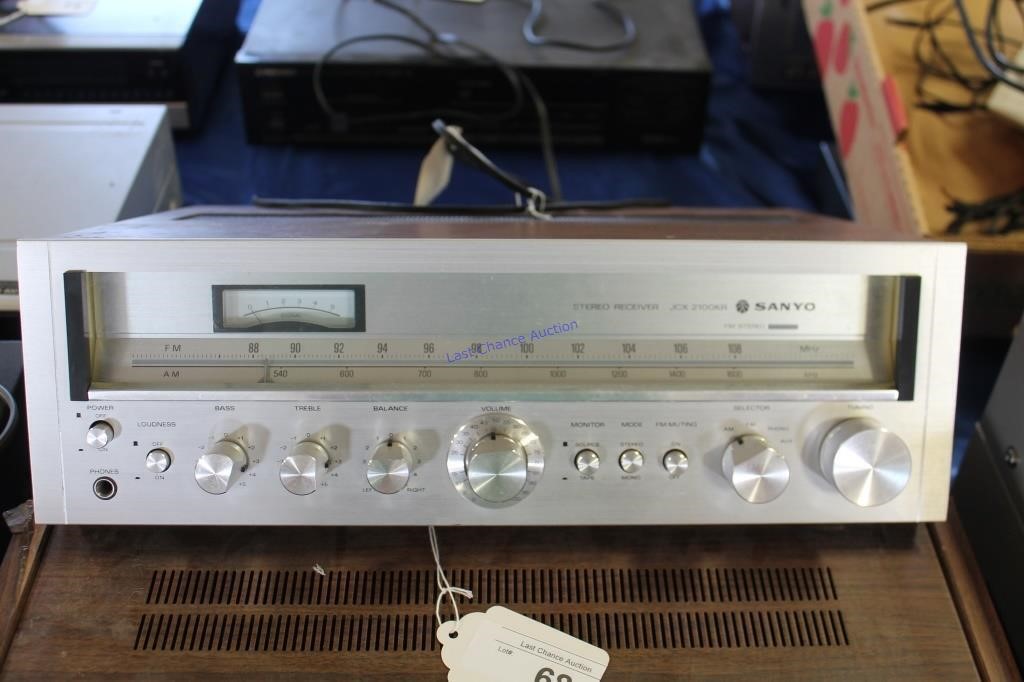 Sanyo JCX 2100 KR 100W Stereo Receiver