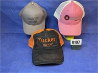 Caps, Irrigation Specialists, Tucker Sno-Cat,