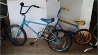 2 Vintage BMX Bikes