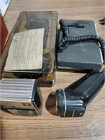4 vintage men's razors Norelco and Rotomatic