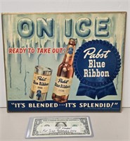 1950’s Pabst Blue Ribbon PBR Beer ON ICE