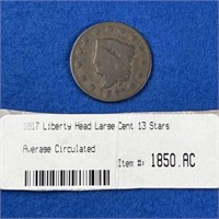 1817 Liberty Head Large Cent