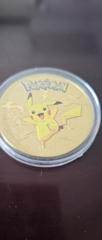 Gold Leafed Pokemon coin unverified