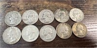 10 Silver Quarters