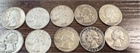 10 Silver Quarters