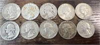 10 Silver Quarters