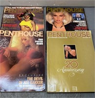 87 88 & 1989 Penthouse Magazines