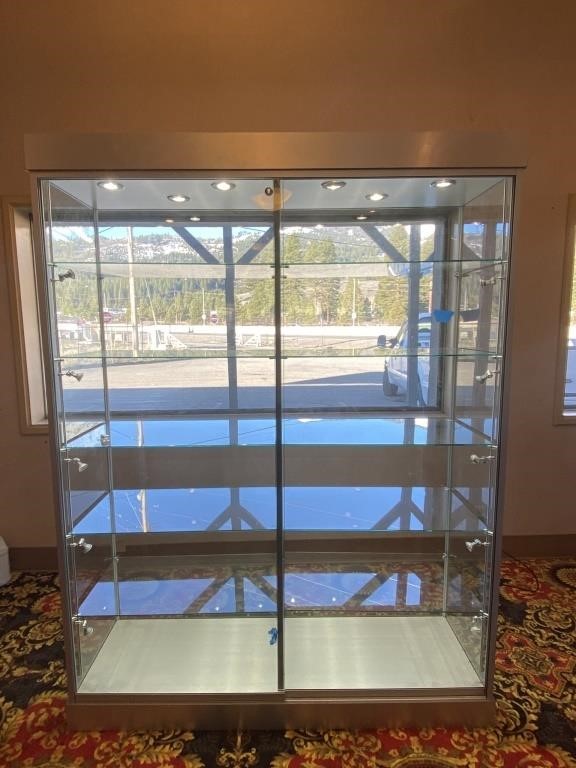 Illuminated Glass Display Cabinet