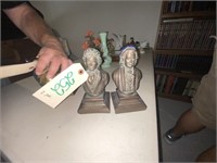 2 Ceramic Bust Statues