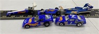 Group of 1990's Hot Wheels Racing Cars