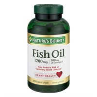 Nature's Bounty Fish Oil Odorless 1200 Mg - 200 Co