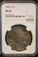 1904-O MS63 Morgan Silver Dollar