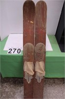 Ski-Rite Wooden Skis