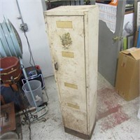 Vintage metal cabinet.