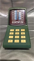 Milton Bradley Comp Iv, No Instructions, 1977