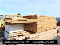 LOT, 1" X 6" KILN DRIED DOUG FIR LUMBER AT APPROX