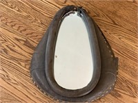 Old Leather Horse Collar with Mirror