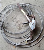 Come-along with cable 1 ton