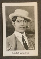 RUDOLPH VALENTINO: Antique Tobacco Card (1931)