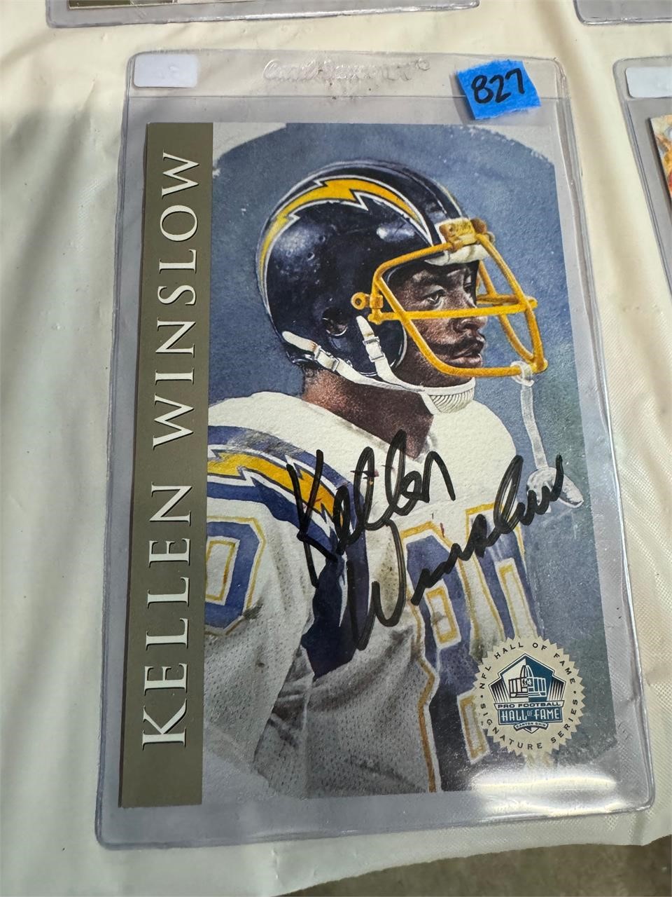 HOF Card-Kellen Winslow-Signed