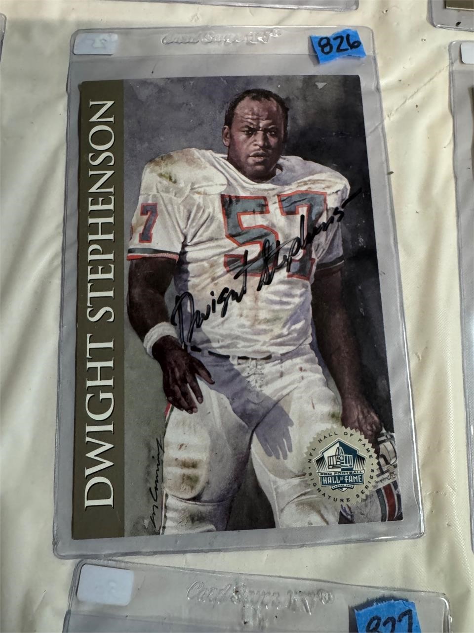 HOF Card-Dwight Stephenson-Signed