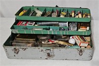 Vintage Fishing Tackel Box, Lures and Eqpt