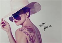 Autograph COA Lady Lady Gaga Photo