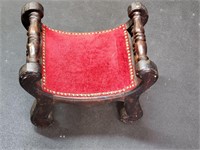 Vintage Children's Chair/ Victorian Ottoman Foot
