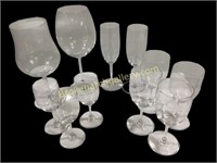 30 Assorted Baccarat Stems