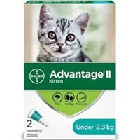 Advantage II Flea Treatment for Kittens weighing