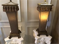 Pr. Hollywood Regency Style table lamps