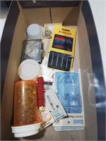 Box of needles pins and safety pins