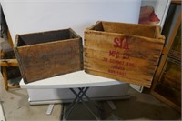 Pair Wooden Boxes