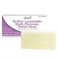 Naturasil 10% Sulfur Lavender Soap Bar - 4oz