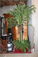 Artificial Palm Tree & Fern Plant