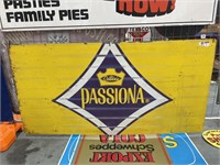Cottees Passiona Screen Print Sign 1830 x 910