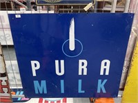 Pura Milk Tin Sign 1000 x 900